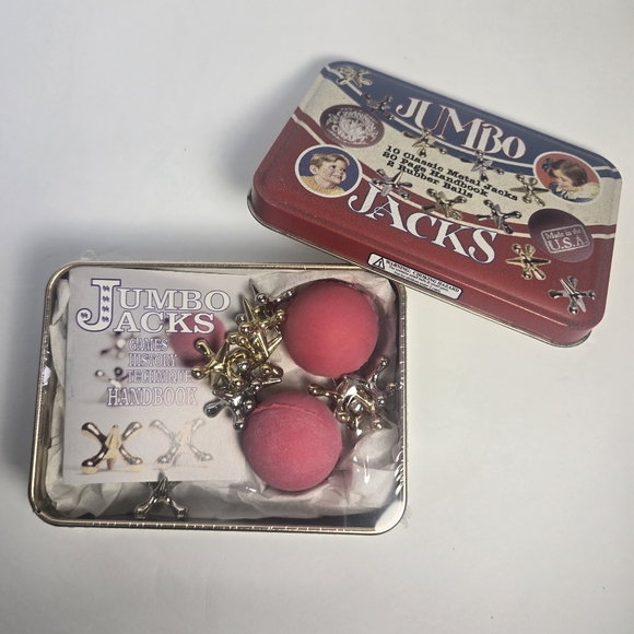 NEW Vtg Jumbo Jacks Game Set Channel Craft Made In USA Hanbook Sealed Game - Picture 3 of 5